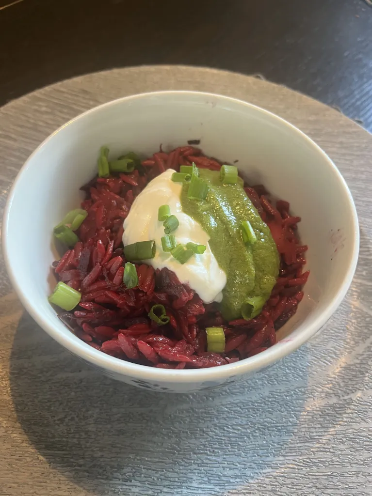 Beet Orzotto